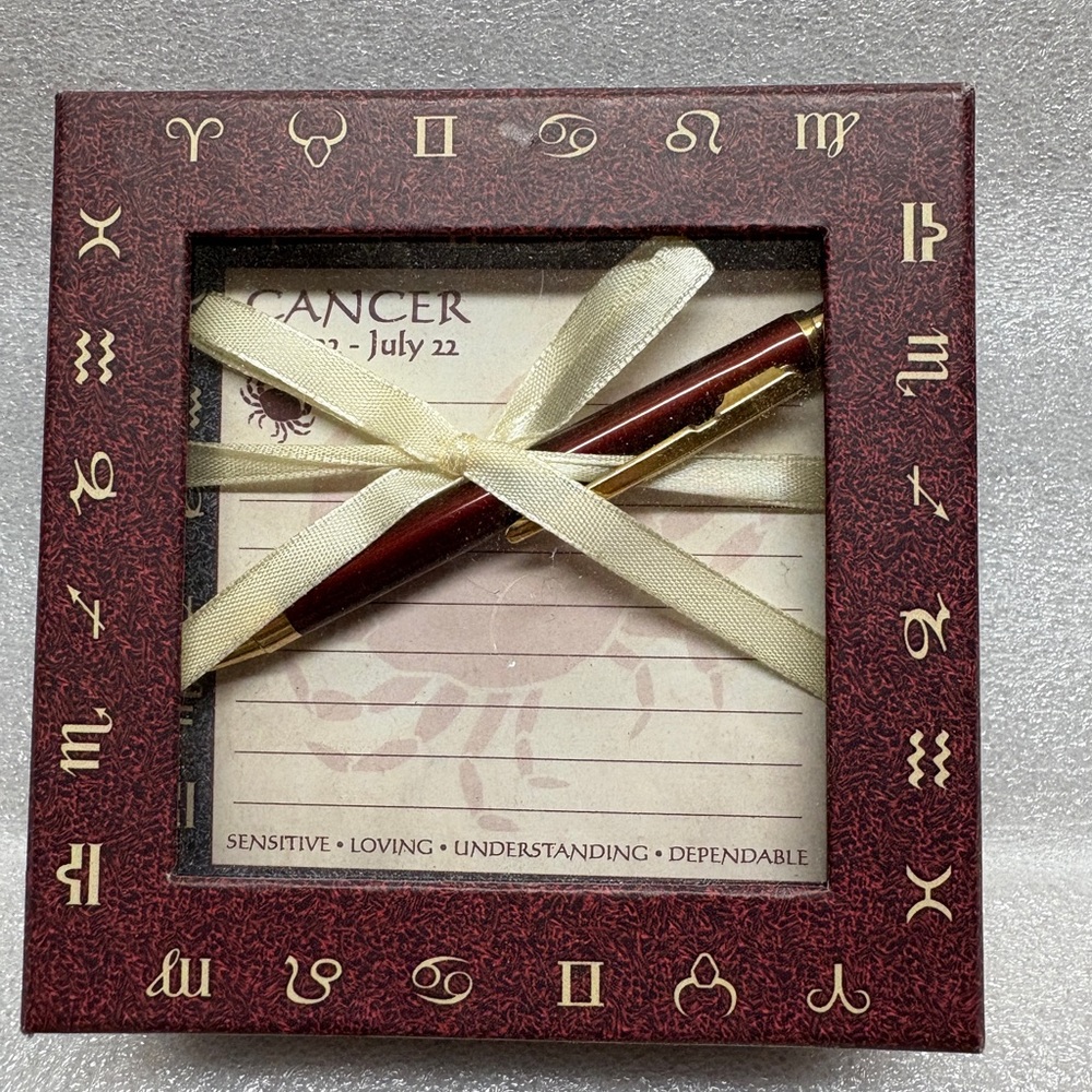 Thirstystone Zodiac Collection Note Keeper